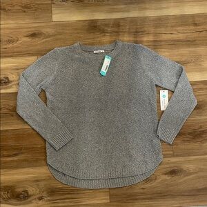 Pink Clover Heather Gray Women's Sweater
